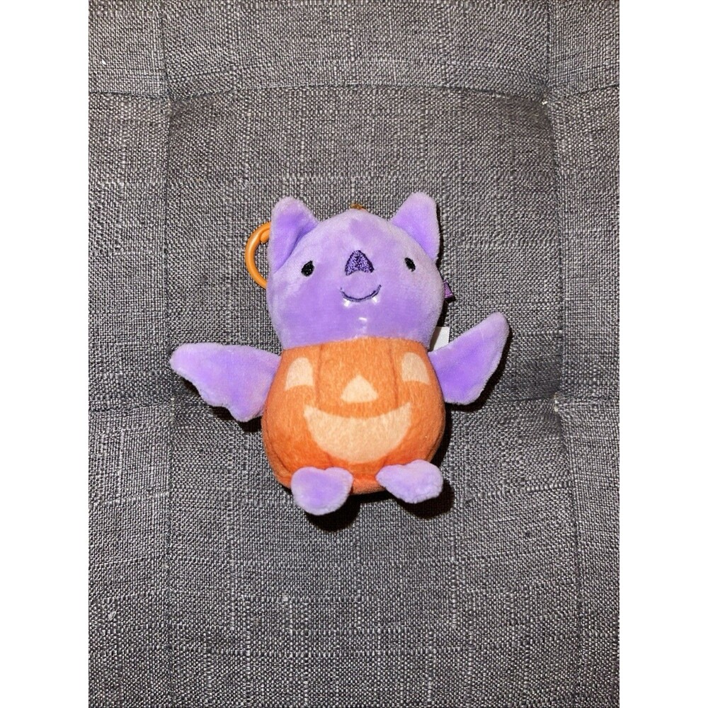 Animal Adventure Costume Critter Purple Bat Keychain Halloween Clip-on Plush Toy